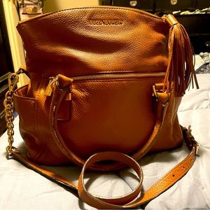A medium sized brown  Michael kors